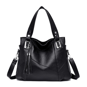 กระเป๋าถือหนังนิ่มสำหรับผู้หญิงกระเป๋าสะพายไหล่ดีไซน์หรูหรา - Product Image 1