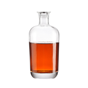 Botella de Licor al por Mayor de 500ml, 700ml, 750ml, de Vidrio Transparente, para Whisky, Vodka, Tequila, Brandy, Ginebra, con Logotipo Personalizado - Product Image 1