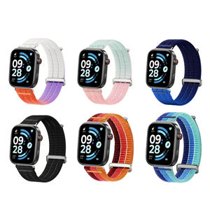 Correa de <span class=keywords><strong>Reloj</strong></span> Personalizada Win-Win, Flexible, de Nailon con Degradado, de Secado Rápido, Ultraligera y Resistente al Sudor para <span class=keywords><strong>Redmi</strong></span> Watch 6 - Product Image 1