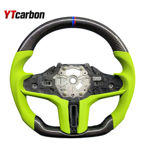 Volante LED de fibra de carbono YTcarbon para BM-<span class=keywords><strong>W</strong></span> 1 2 3 4 5 Series M3 M4 M5 X3M X4M X5M X6M Z4 F40 G20 G80 G30 G60 F90 G22 G82 - Product Image 6
