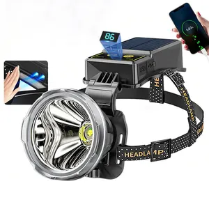 Helius Vente Chaude Éclairage <span class=keywords><strong>Solaire</strong></span> Extérieur Type-c Rechargeable Fonction de Décharge Lampe Torche de Recherche à Longue Portée Extérieure - Product Image 1