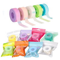 Ruban pour cils en micro-mousse personnalisé bleu noir rose vif pour peaux sensibles Gel de silicone Extension de cils Outil de beauté