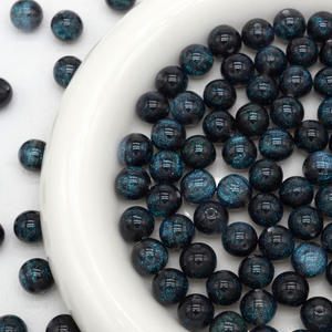 50 pçs/saco 8mm-16mm Rodada Diy Pulseira Beads Jóias Fazendo Starlit Sky Estilo Resina Loose Beads - Product Image 6