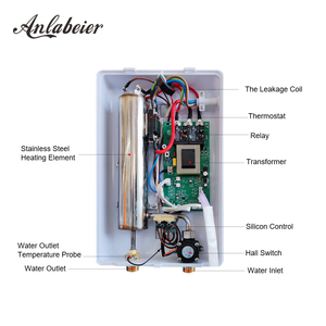 Calentador de Agua de 220V y 8000W con Suministro Multipunto para Baños, Pantalla LED con Dos Indicadores de Temperatura, Agua Caliente Ilimitada - Product Image 5