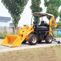 Chargeuse pelleteuse EPA 08-12 Mini pelleteuse 4 en 1 moins chère chargeuse pelleteuse à godet chargeuse pelleteuse diesel de construction municipale Livraison gratuite