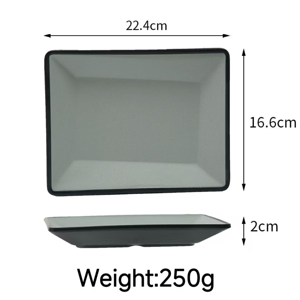 rectangular tray A