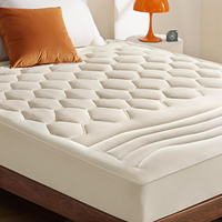 Protège-matelas respirant en microfibre, lavable, rembourré, accessoire de literie haut de gamme, directement de l'usine