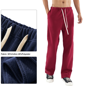 Custom Men S Fleece Vintage Tracksuit Set 350gsm Baggy Double Zip Hoodie And Sweatpants <strong>Suit</strong> - Product Image 3
