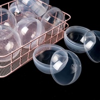 Capsules vides pour jouets 32mm 45mm 60mm 65mm 75mm 100mm, billes en plastique pour distributeurs automatiques, jouets en capsules en gros, billes transparentes