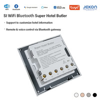 Controlador de Pantalla Táctil Central Tuya para Montaje en Pared, 4 Canales, Relé de 16A, Cable Neutro V0 PC para Automatización del Hogar y Hoteles