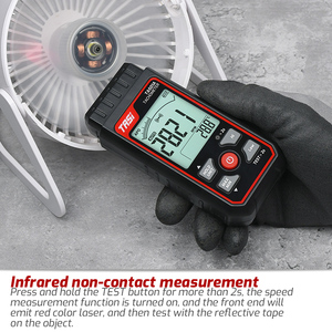 Tacómetro Portátil TASI TA501A, Medidor de Velocidad sin Contacto, 2.5-99,999 RPM, Digital - Product Image 4