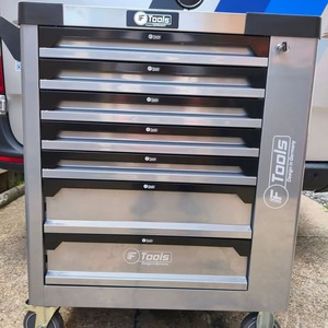 Armoire à outils mobile en alliage d'aluminium étanche, verrouillable, empilable, 12 compartiments, capacité 300-500L pour réparation automobile - Product Image 1