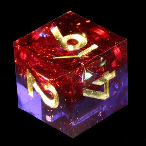 Mini Planet, dés de jeu de rôle en résine faits à la main, DND personnalisés, <span class=keywords><strong>magie</strong></span> des profondeurs marines, 7 pièces, polyédriques, dragon, donjons, jeu de société, bords tranchants, vente en gros - Product Image 3