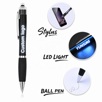 Stylo publicitaire 3-en-1 de haute qualité avec logo personnalisé, écran tactile LED, pour la formation des employés, les cadeaux clients et les événements d'entreprise