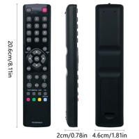 RC3000E02 Télécommande de remplacement pour Thomson pour TCL, Télécommande universelle pour TCL RC3000E02 LED LCD Smart HDTV TV