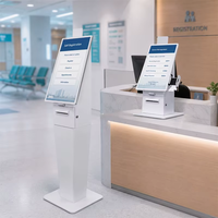 Kiosco de Pago de Autoservicio con Pantalla Táctil Android de 21.5 y 27 Pulgadas con SDK para Registro de Visitantes en Edificios de Oficinas
