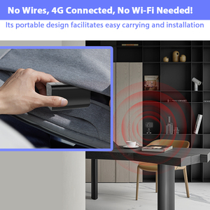 Téléobjectif et double objectif grand angle 4MP 1080P capteur sans fil sécurité à domicile 2400mAh HD PR Compact DV Mini caméra - Product Image 3