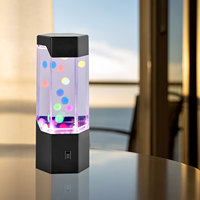 Individuelle Werbe-Tischlampe mit Quallen-Design, Wasserball, Neuartiges Geschenk für Kinder, Büro und Raumdekoration, DC-Betrieb, Kunststoff