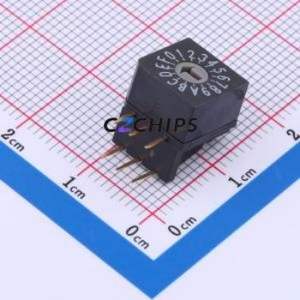 QDR-16H Rotary Encoder Through hole Component (THT),10x10mm Switch - Product Image 1