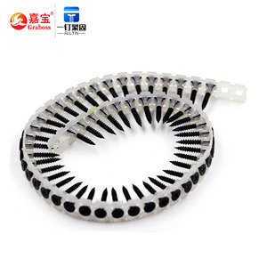 Alçı levha tavan vidalar düz kafa çapraz oluk alçıpan vidalar karbon çelik GB siyah plastik şerit colcolalçıpan vidalar - Product Image 1