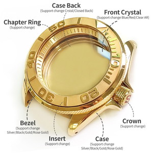 Stainless Steel 42mm Watch Case with Sapphire Crystal Bezel <strong>Insert</strong> SKX007 <strong>Movement</strong> 3'O <strong>Clock</strong> Crown Dial Compatible NH35 36 Case - Product Image 2