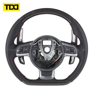 Volante de Fibra de Carbono Real TDD Compatible con Audi A5, A6L, A7, Q3, Q5, Q7, TT, R8 - Product Image 2