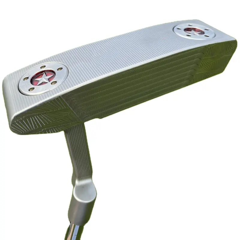 オリジナルストレート高品質卸売カスタムロゴOEMゴルフクラブパターヘッド鉄鍛造小型半円男性ゴルフパター