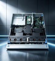 Serveur rack 2U d'occasion compatible R740, 8 baies 3,5 pouces, Argent, 4110 8C16T, 16 Go de RAM DDR4, disque dur SAS 300 Go, carte RAID H330, alimentation unique, 1 an