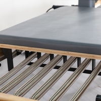 Alat Reformer Kayu Oak Cadillac Grosir 3 in 1 untuk Studio Yoga dan Peralatan Latihan Pilates