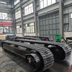 Il nuovo impianto di perforazione cingolato con compressore d'aria mini cingolato carrello in acciaio v scanalatura ruota cingolata - Product Image 5