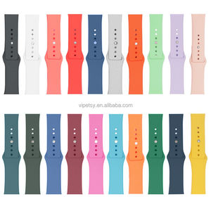 Correa de silicona estrecha ultrafina de 38/44/49mm para reloj inteligente, correa de reloj de silicona suave para deportes alternativos - Product Image 2