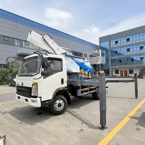 Plataforma de Trabajo Aérea Sinotruk Howo 4x2 con Brazo Telescópico y Cesta Elevadora en Venta - Product Image 3