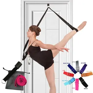 Thchsz2021-banda elástica para piernas, banda ajustable para la puerta, para yoga, yoga, entrenamiento en casa, equipo de ejercicio para el hogar