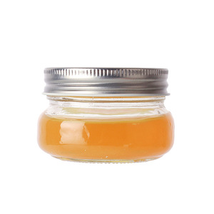 Wholesale Hand Blown Borosilicate Glass Wide Mouth Mason <b>Jars</b> 8 oz 16 oz Metal Screw Lid-Back School Freshness Food Storage - Product Image 3