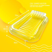 Flotteur gonflable en PVC personnalisable pour piscine, utilisation en extérieur, épaisseur 0,25 mm, emballage personnalisé
