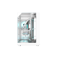 AntarcChill Factory Custom Mid-tower Matx Gamer Case Computer PC Case Gaming with USB3.0 & Tempered Glass Computer Cabinet
