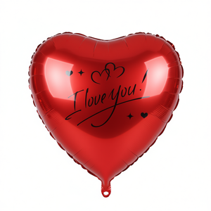 Globo de Corazón Rojo de 60 Pulgadas, Globo de Aluminio con Forma de Corazón para Decoración de Bodas, Compromisos, Aniversarios, Fiestas, Tema de Te Amo - Product Image 1