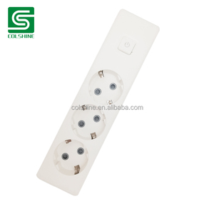 Phong cách Châu Âu mở rộng ổ cắm 3 gang PP + Vật liệu đồng chuyển đổi ổ cắm - Product Image 1