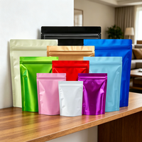Sachets Doypack de 250g pour café, imprimés sur mesure, vente en gros, emballages alimentaires pour grains de café, sacs en aluminium colorés