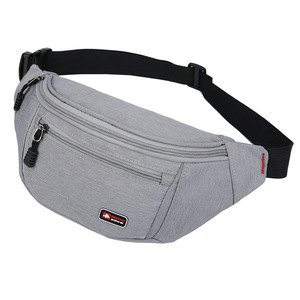 Riñoneras Deportivas Personalizadas al por Mayor para Hombre, Riñonera Impermeable para Viajes y Correr, Riñonera Negra - Product Image 1