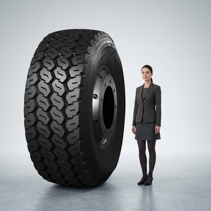 ยางรถบรรทุก AT557 385/65R22.5 พร้อมตราสัญลักษณ์ DOT สำหรับการใช้งานบนถนนและนอกถนน - Product Image 2
