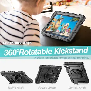 Für Lenovo Tab M8 HD 8 <span class=keywords><strong>8505F</strong></span> 2019/8705F 2020/M8 3. 8506 Universal Stoßstange Silikon Hals riemen Displays chutz folie Drehbare Abdeckung - Product Image 3