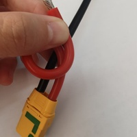 Connecteur XT90S-F DC avec résistance anti-feu, mâle-femelle, boîtier en caoutchouc silicone, pour contrôleur de batterie lithium d'avion modèle