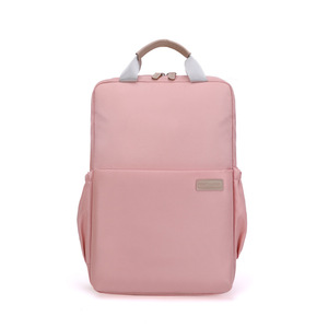 Laptop Backpack Light Blue Solid Color 8 Inch <b>Computer</b> <b>Bag</b> For Travel Leisure Outdoor Use - Product Image 2