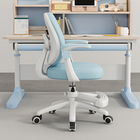 Vente en gros d'usine réglable en hauteur Table de devoirs pour enfants Mobilier de maison Étude pour enfants Chaise ergonomique pour bébé Pp avec roue