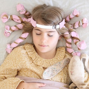 ที่ม้วนผมขี้เกียจม้วนผมแบบไม่ร้อนที่คาดผมริบบิ้นผ้าไหมที่คาด<span class=keywords><strong>ผม</strong></span>ลอนนุ่มไม่ร้อน - Product Image 3