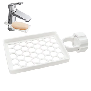 Soporte portátil de plástico para grifo, organizador de paños de cocina extraíble, estante de drenaje para fregadero, utensilios de cocina - Product Image 6