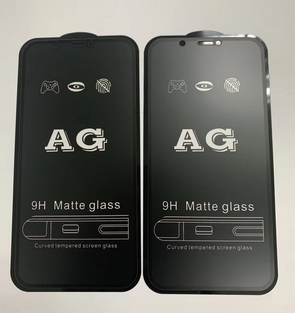 Easy to Install  AG Full Cover Full Glue Anti Fingerprint Screen Protector Matte Tempered Glass for Samsung M34 5G