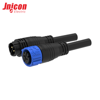 Connecteur étanche assemblé pour montage sur panneau, M25 3+9 broches, plaqué or, mâle et femelle