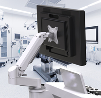 Meisonic T8-GA02-Z blanc deux sections moniteur d'anesthésie hospitalière support de bras Style industriel ressort à gaz 360 ° hauteur de Rotation nouveau